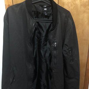 SZ M h&m bomber jacket (long)